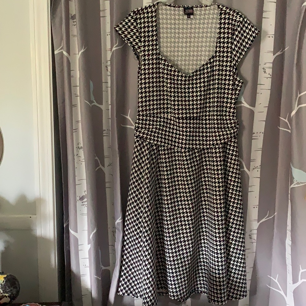Houndstooth dress
